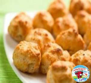 Gougeres a la Vache qui rit light