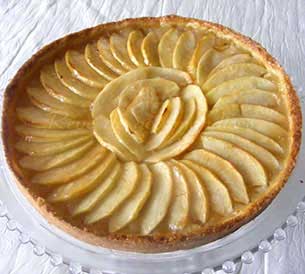 Tarte aux pommes light